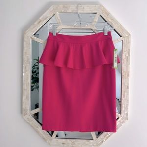 Alice + Olivia NWT Peplum Trim Skirt Size 2